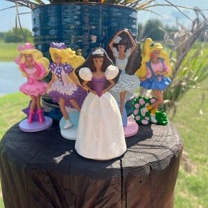 Barbie McDonald's Happy Meal Toys ~ 1990’s ~ Sold as a lot of 5 toys